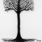 Silhouette anatomique de l'arbre